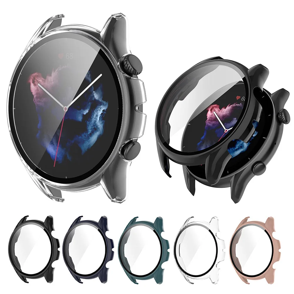 Защитный чехол из поликарбоната для Xiaomi Huami Amazfit GTR 3 GTR3 Pro, защитное покрытие для экрана из закаленного стекла