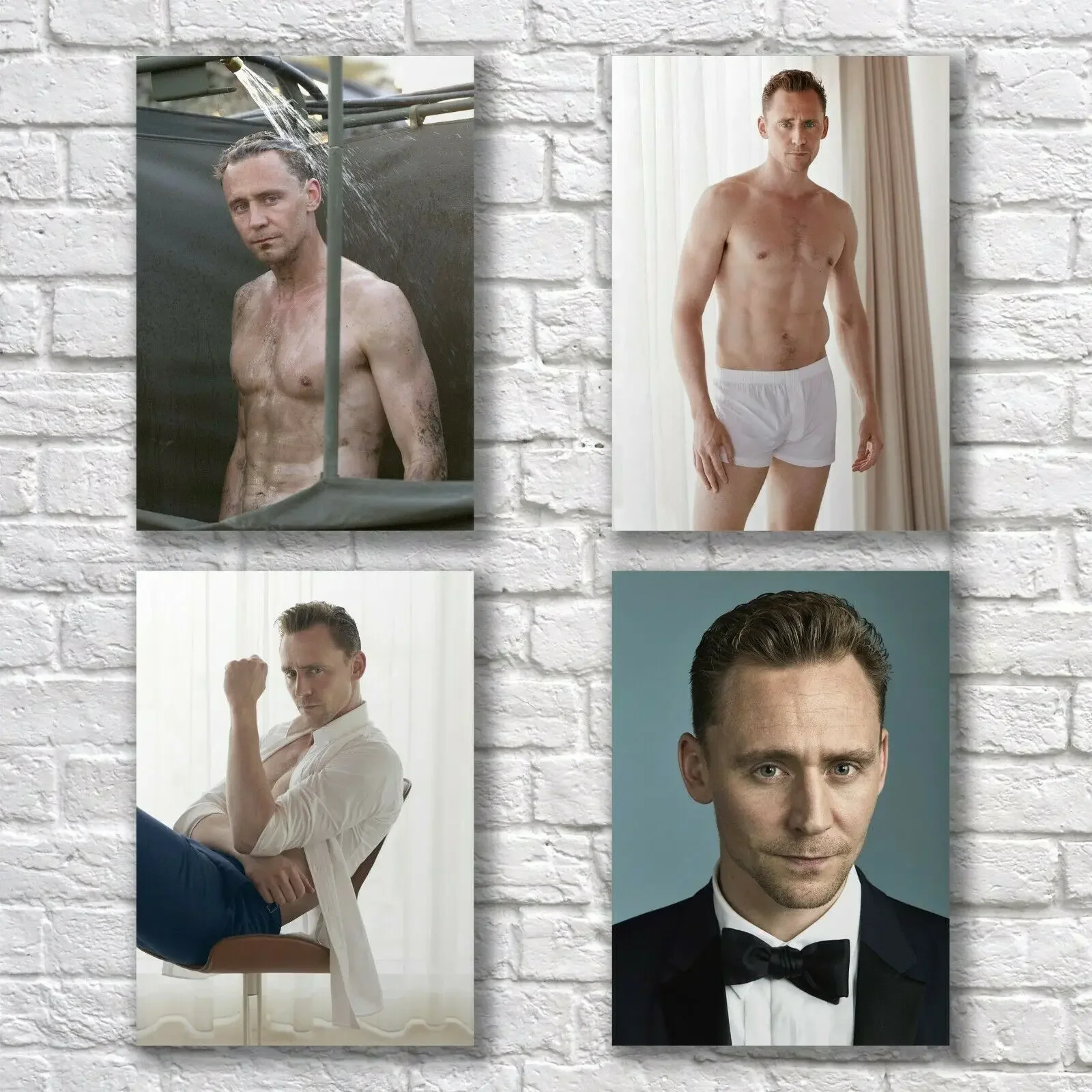 4Style Choose Tom Hiddleston Sexy Hot Pretty Man, Art Print Canvas Poster ,Home Wall Decor