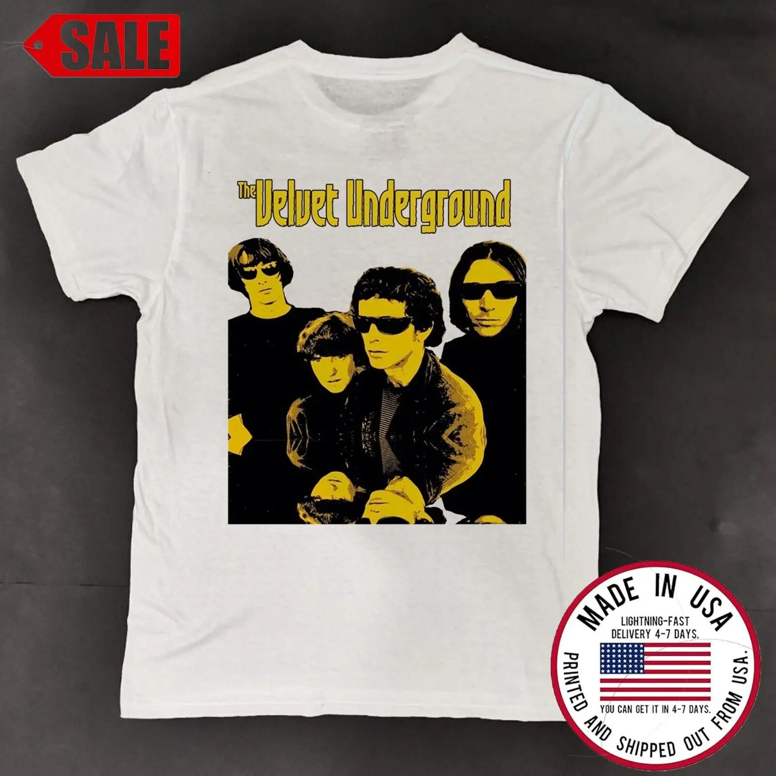 

Rare velvet underground band Hip Hop Men S-5XL Tee 1HN573