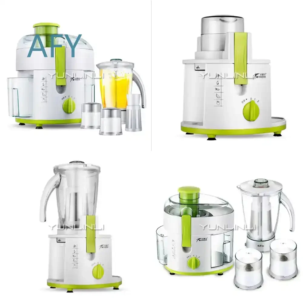 220V Fully Automatic Juicer for Home Kitchen Use 3 Cups Capacity Ice Crushing Juice Extractor Multifunction Electric Citrus