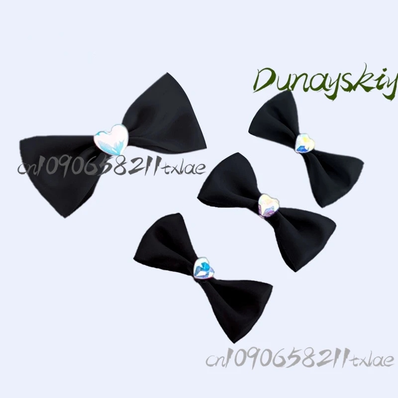 لعبة المحتاجة فتاة جرعة زائدة كانجيل تأثيري حجر الراين Bowknot مقاطع الشعر لوليتا الفتيات الملونة أغطية الرأس هدية مخصصة