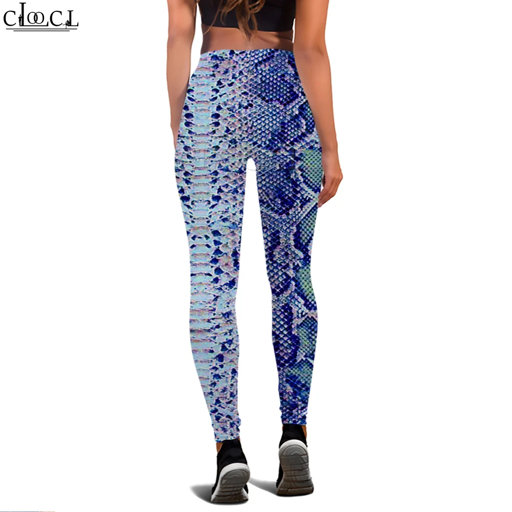 CLOOCL Nuove Donne Sexy Legging Modello Serpente 3D Stampato Pantaloni Da Jogging All'aperto Palestra Allenamento Legging Pantaloni Della Tuta Trasporto di Goccia