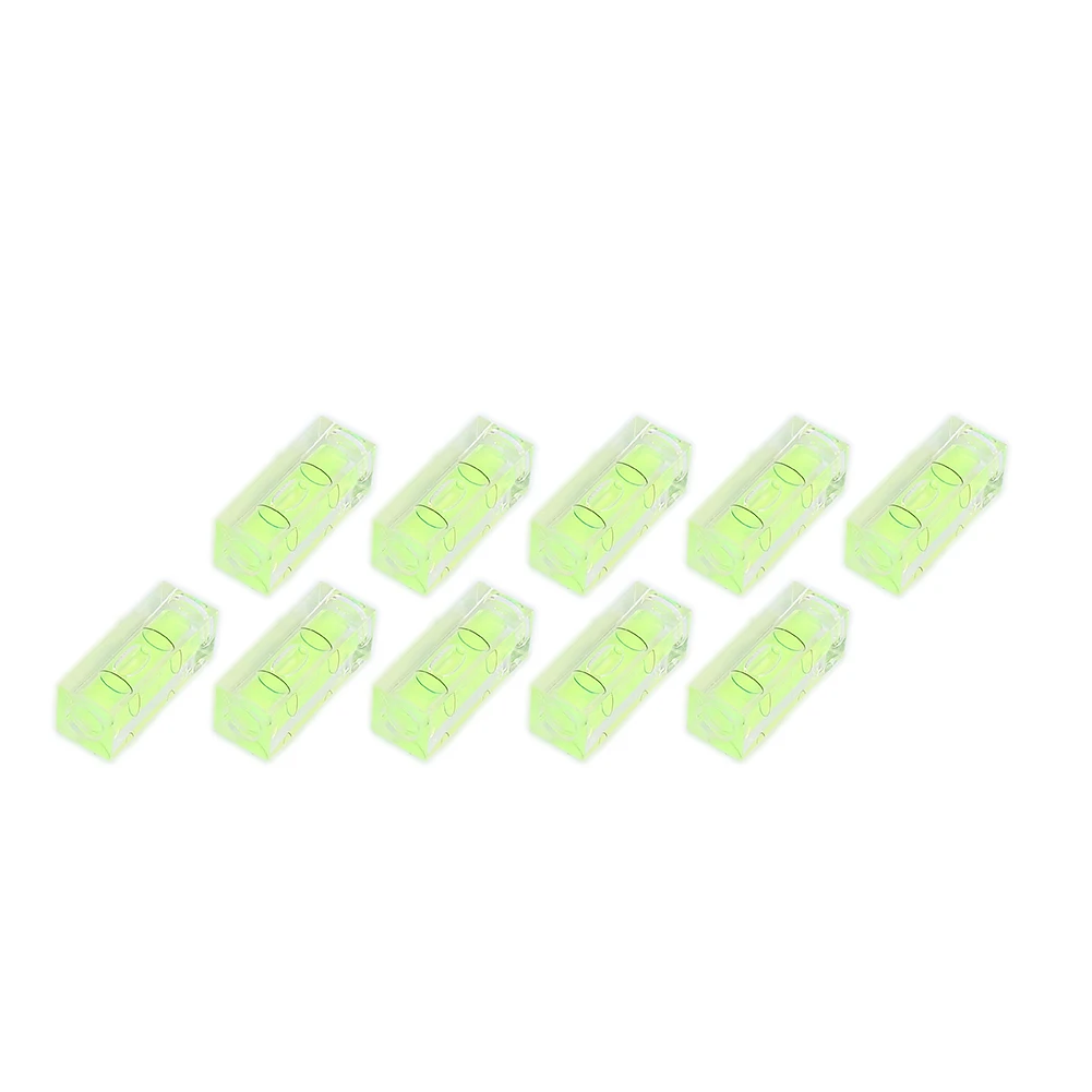Imagem -04 - Mini Espíritos Nível Ferramentas Bolha Alinhamento de Precisão Versátil Praça Verde Quadro Hanging Calibração Pcs 10 Pcs