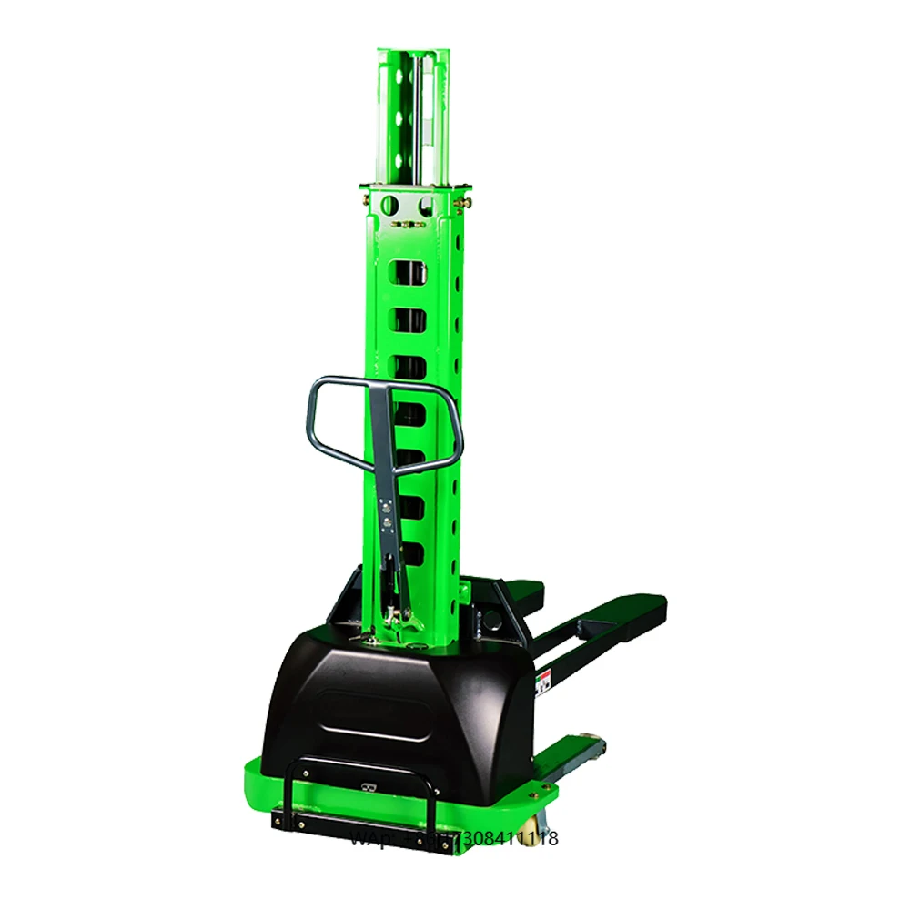 

Electric Lifting Stacker 110v 220v 1ton Pallet Truck Self Loading Stacker