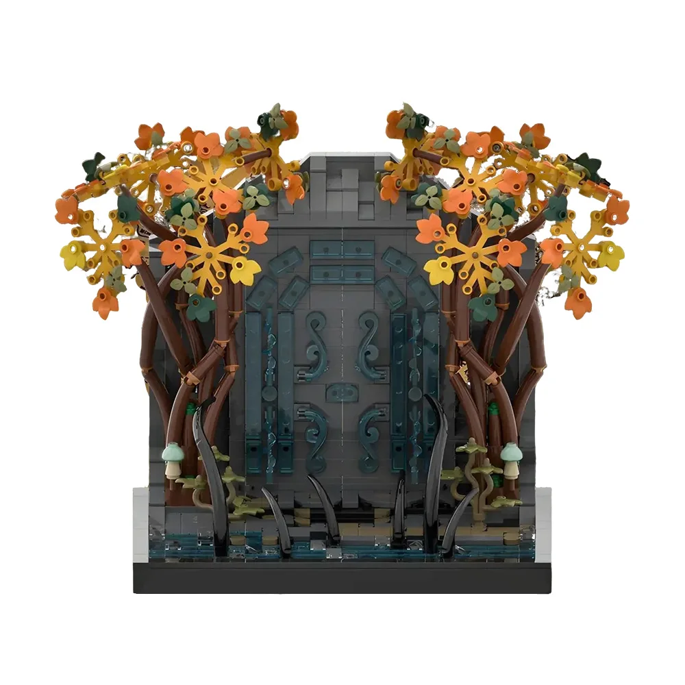 

Конструктор MOC: Двери Дуринов, средневековая архитектура, модель из кирпичиков, игрушки для сборки, подарки для детей, сделай сам