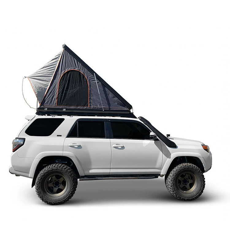 

Aluminum outdoor carpas de techo camping 3-4 person 4x4 hard shell rooftop tents triangle dachzelt car roof top tent for camping