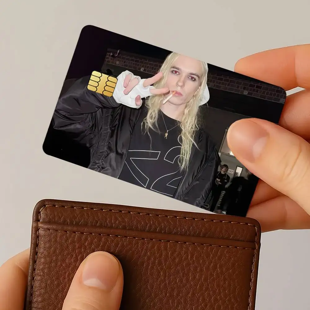 Rapper 2hollis Credit Card Public Transportation Cards Protective Sticker Waterproof Card Face Decoration 4PCS