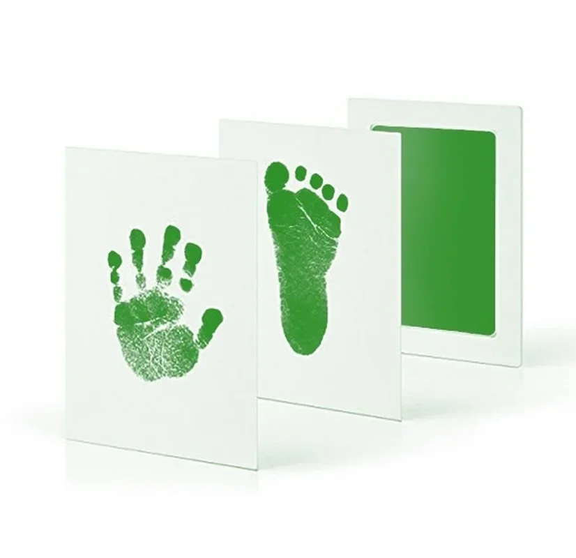 2er-Set Haustier-Pfotenabdruck- und Handabdruckkissen, ungiftiges Druckkissen für Haustierpfotenabdrücke, Baby-Hand- und Fußabdruckkissen, Pfotenabdruck-Duschgeschenk – Detail 14