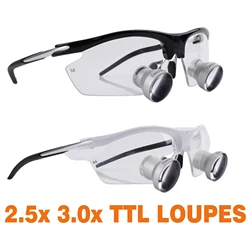 2.5X  TTL Dental Loupes Embedded Optional Pupil Distance Customized Dentistry Surgery Glass Medical Magnifier