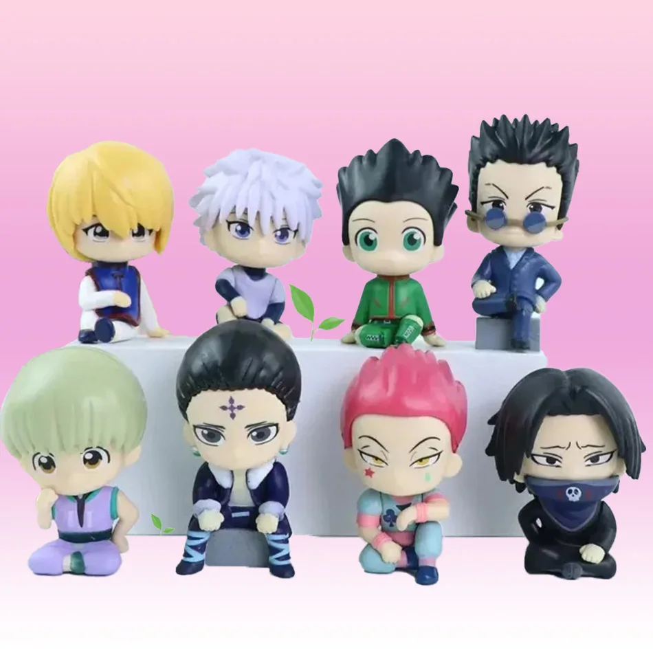 Aixlan GON FREECSS الشكل 4 قطعة مجموعة Q نسخة هنتر X هنتر البلاستيكية عمل الشكل أمين هدية الكريسماس تحصيل تمثال #1