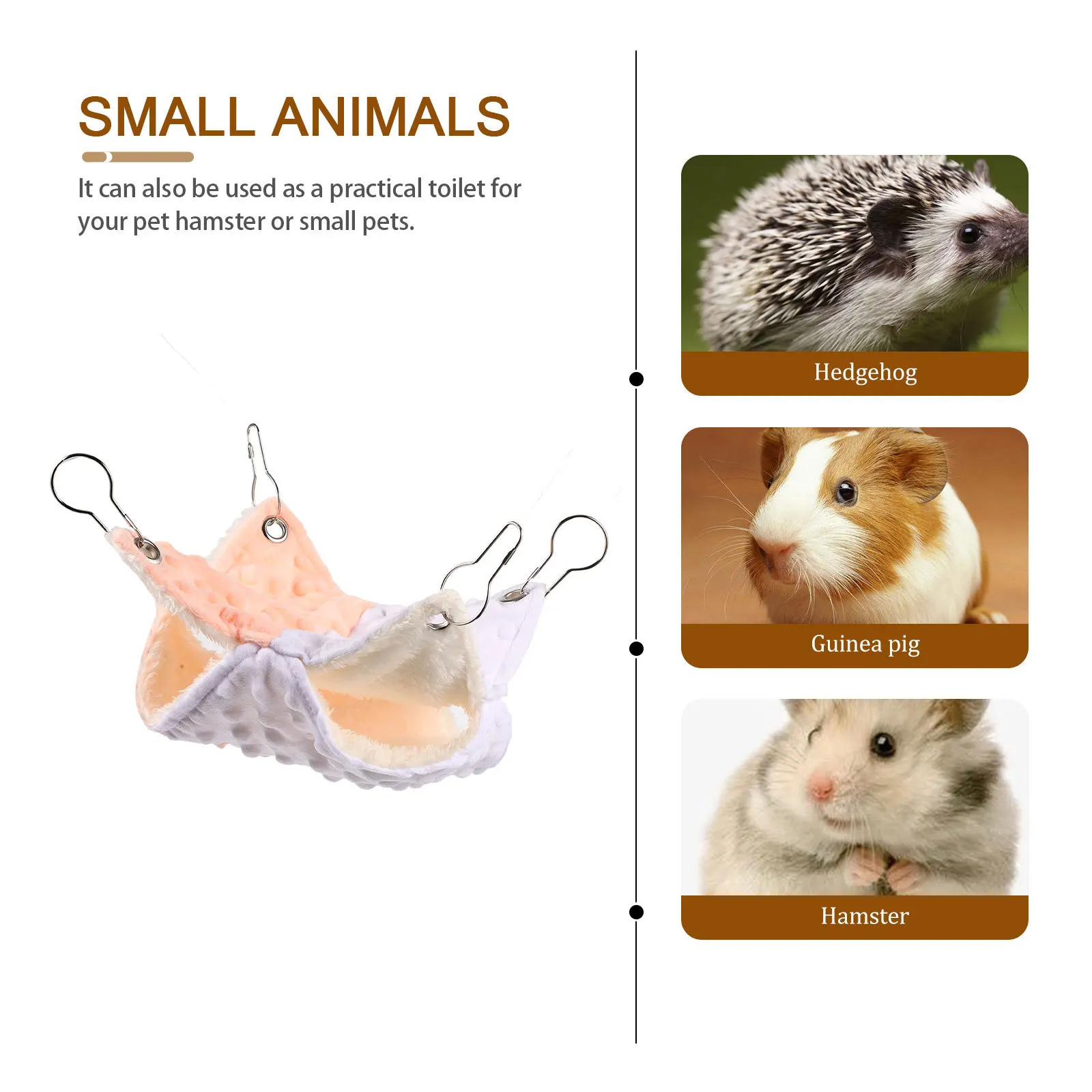 

Warm Hanging Hammock Comfortable Bed for Chinchilla Guinea Pig Resting Sleeping Nest for Small Pets Warm Hammock