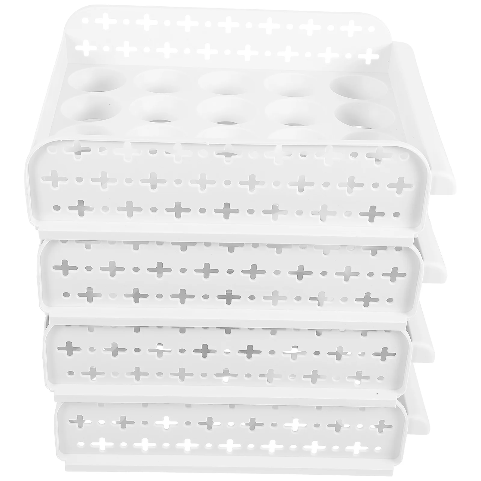 

30 Eggs Per Layer Storage Box Stackable Food Grade Plastic Refrigerator ganizer Space Saving Container