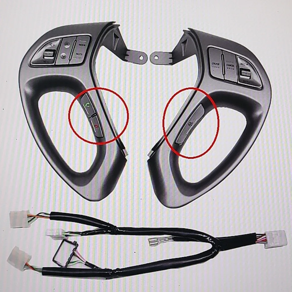 

Car Cruise Buttons For Hyundai ix35 Tucson Multi-function Steering Wheel Audio Volume Music Cruise Buttons