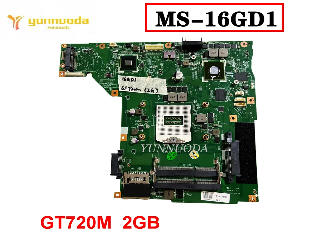 MS-16GD1  VER 1.1  For MIS GE60 CR60 GP60 CX61 Laptop Motherboard GT720M  2GB  Tested Good