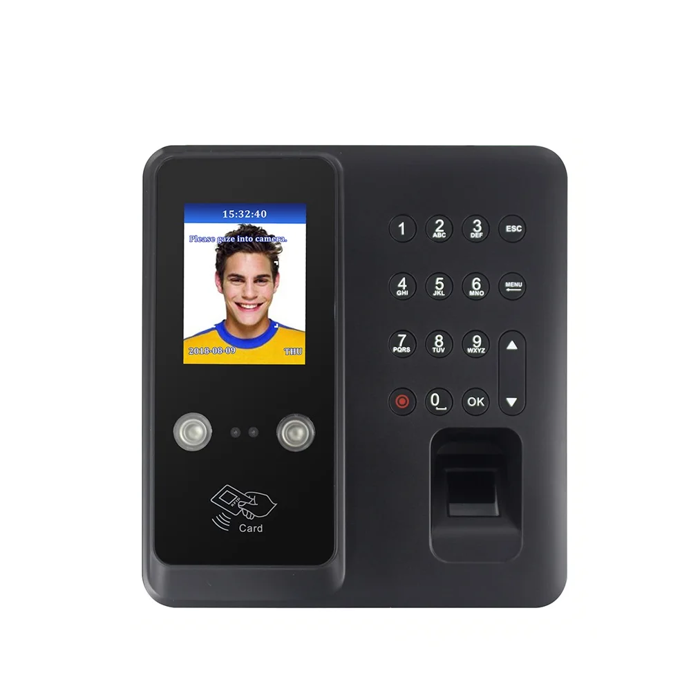 

Zc01 Biometric Fingerprint Scanner Access Control Face Recognition Time Attendance