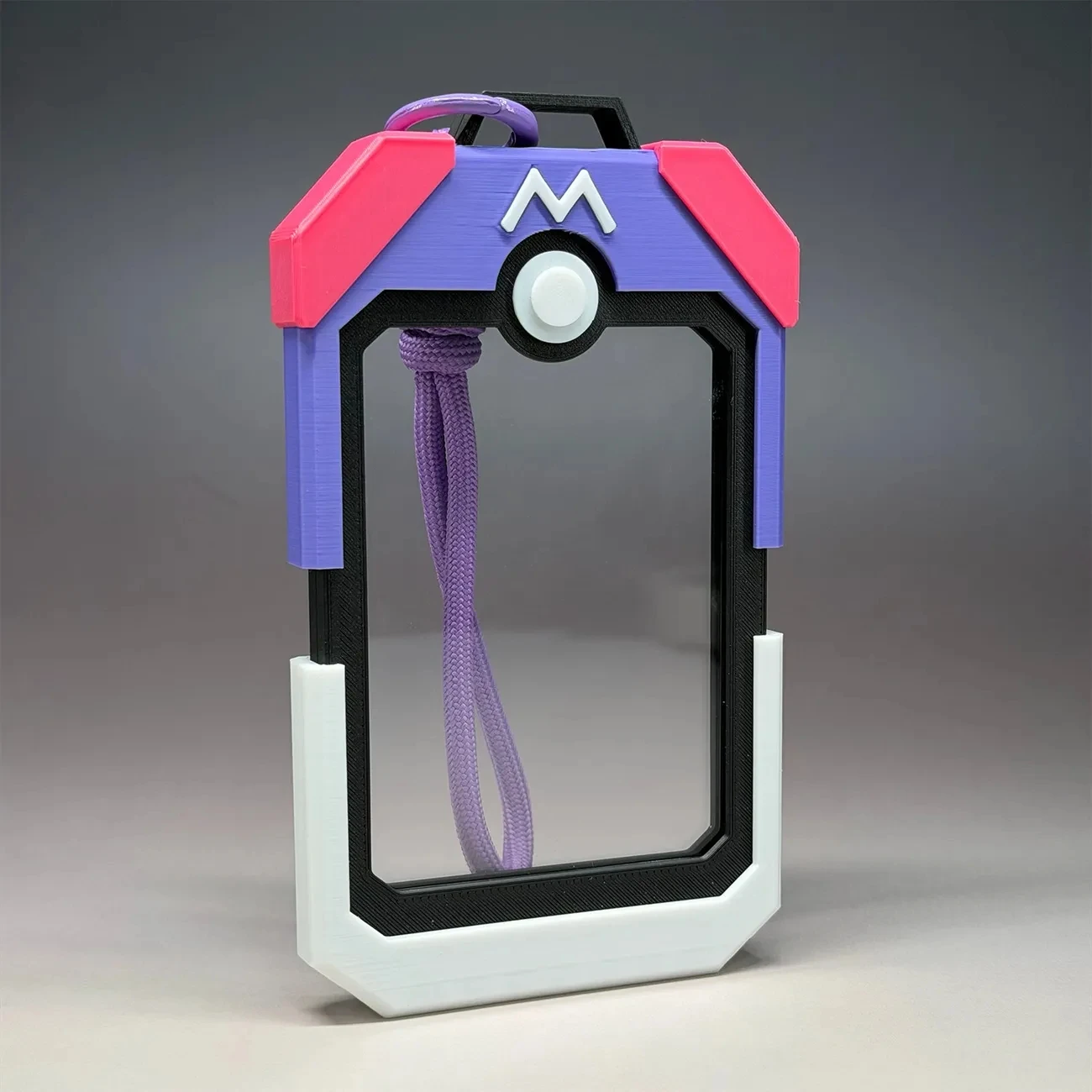 For PTCG Pokemon Trading Card Storage Box With Card Sleeves Pokeball Card Brick Pendant Display Case Multi Functional Tcg Card view 5