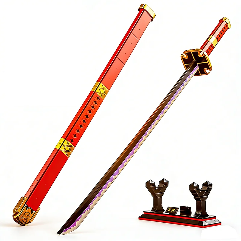 3-type creatieve zwaardvechter Roronoa Zoro zwaard Katana bouwstenen bouwstenen speelgoed cadeau voor kinderen kinderen