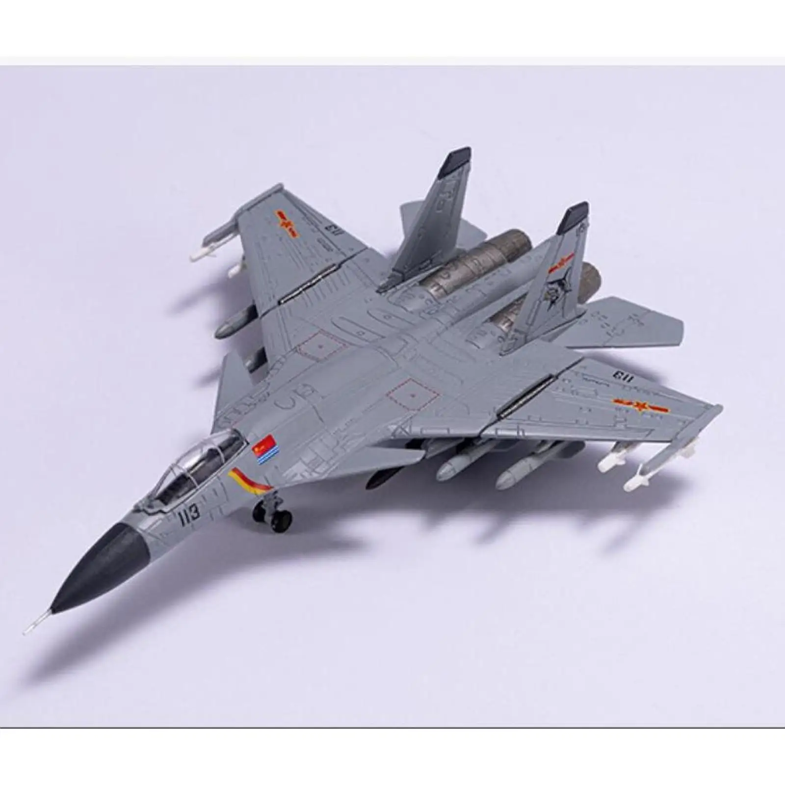 1:144 Fighter Jet Model, Realistic Alloy Aircraft Simulated Aviation Commemorate Metal Fighter Model,