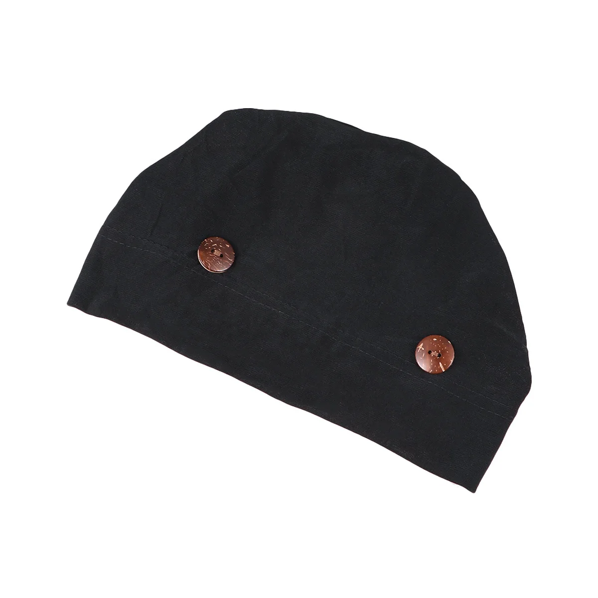 Dames Hoofddoek Zwart Polyester Stretch Chemotherapie Zonnebrandcrème Multifunctionele Hoed Lichtgewicht Ademend Stijlvol Binnen Buiten