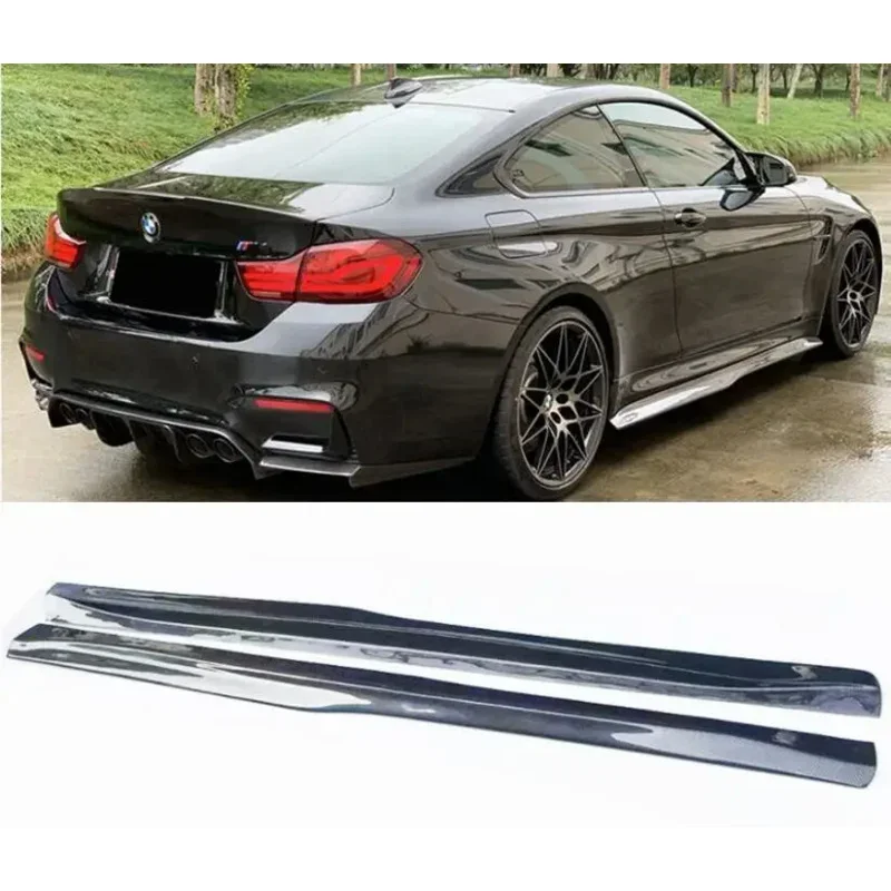 

Body Skirts For BMW F80 F82 M3 M4 2014 2015 2016 2017 2018 2019 2020 Side Panels Body Skirts Kit lip Cover Carbon Fiber