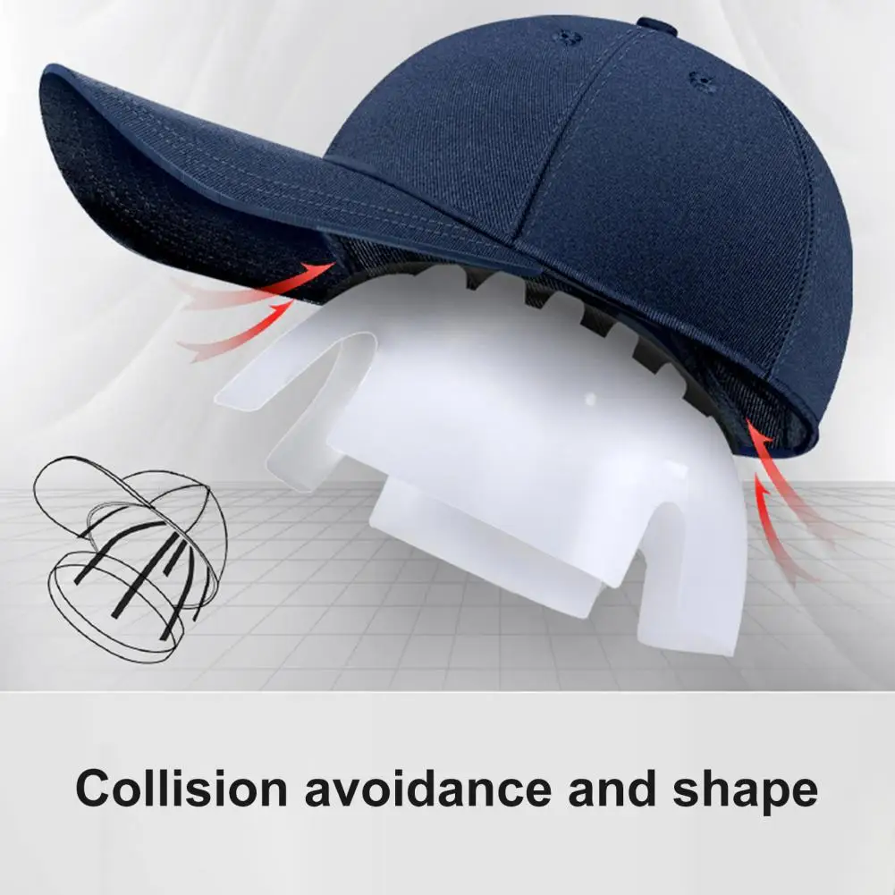 Hard Helmet Hat Breathable Construction Shaper Hat PE Liner Construction Shaper Hard Helmet Baseball Hat Head Protector