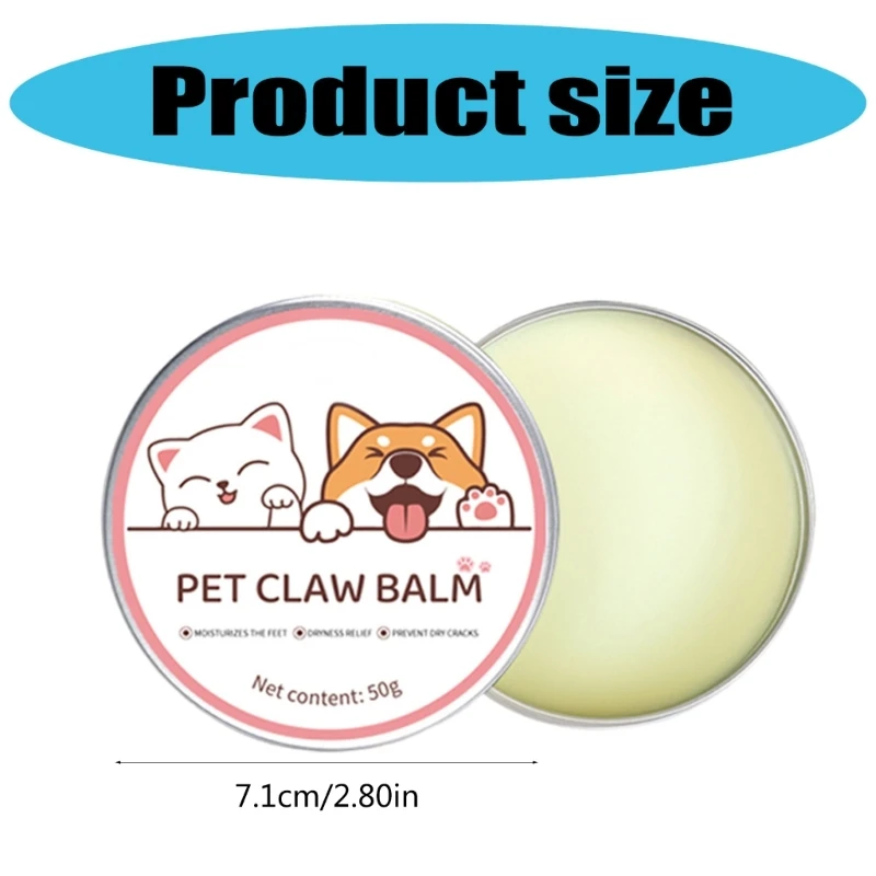 Pet Foot Care Dog Balm Ointment Dog Paws Balm Natural Revitalizing Dog Paws Balm for Indoor and Outdoor Use on Pet Feet