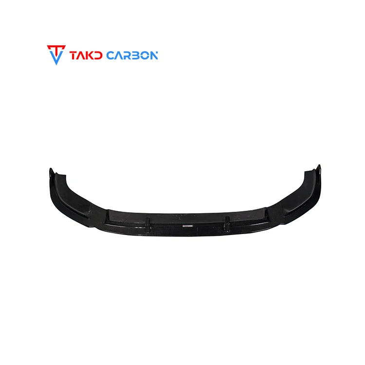 Carbon Real Car Data Development Dry Carbon Fiber Front Bumper Lip universal rear spoilers For AUDI A4,S4 B9