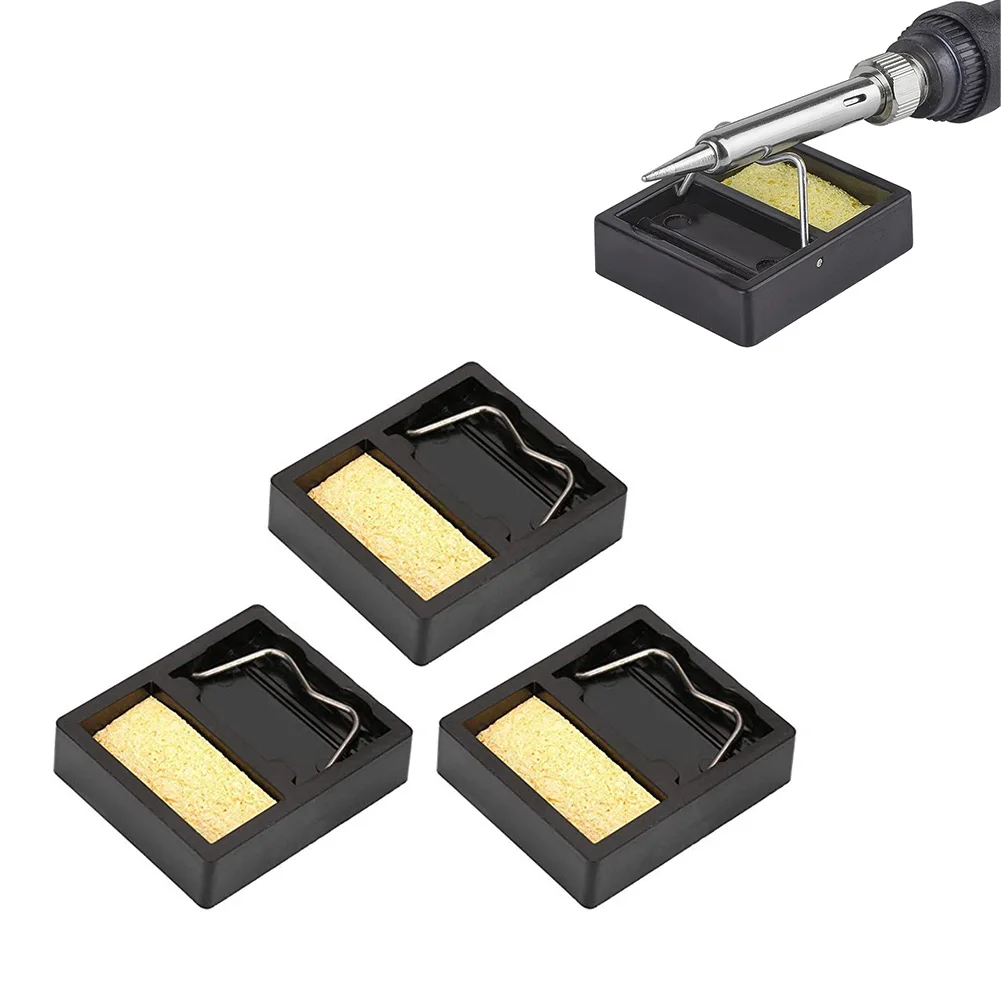 Crafting Activities Compact Soldering Tool Mini Soldering Stand Black Heat Protection Features Lightweight Design