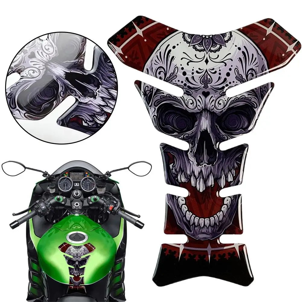 

Fuel Tank Sticker Motorcycle Tank Pad Gas Cap Protector Fishbone Sticker Decal for SUZUKI Honda YAMAHA Haojue M0C0