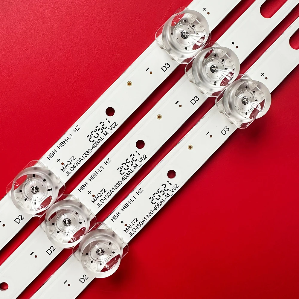 1/2세트 LED 바 JL.D430A1330-408AR-M_V02 V0T7-430SMA-R0 LM41-00886A UN43TU8000 UN43TU7000 QN43Q60 BN96-50319A BN96-50320A