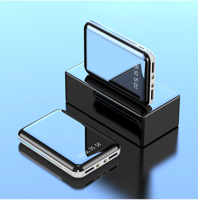 Mini banco de energia com carregamento USB carregador portátil bateria externa para Xiaomi iPhone 14 13 Pro Samsung Poverbank 20000mAh