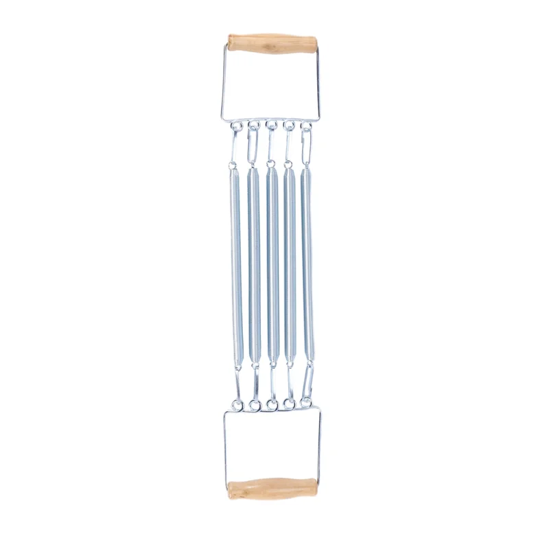 

B93B-6Pcs Exercise 5 Spring Chest Pull Expander Fitness Puller Stretcher Muscle Trainer Home Men And Women Fitness Equipment