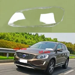 透明なヘッドライトレンズカバー,ヘッドランプ用シェル,プレキシガラス,カーアクセサリー,Volvo xc60 2014 2015 2016-2017