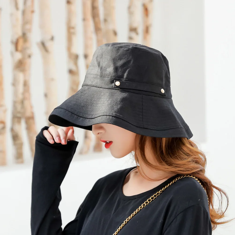 

Ladies Sun Hat Sunhats Women Fishing Bucket Fisherman for Spring and Summer Miss