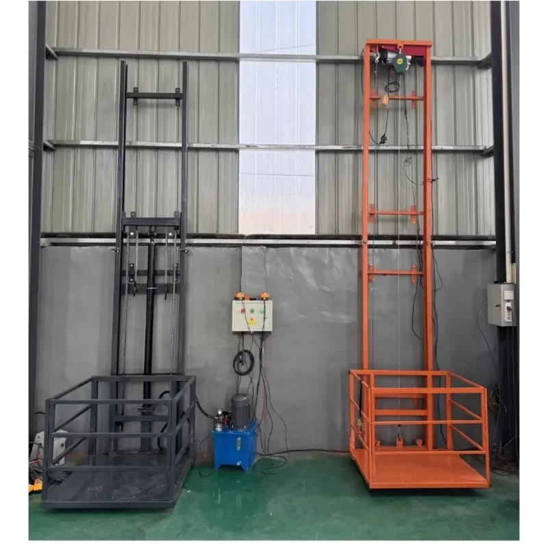 

Residential Home Lift Hydraulic System Low Noise 500KG 800KG Cable Electric Motor Small Elevator Safe Durable 2 to12M Height