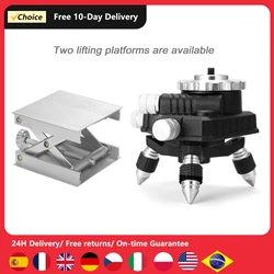 360° Rotatable Aluminum Alloy Bracket Base 1/4'' Interface Fine Adjustment Tripod Stand for Laser Level