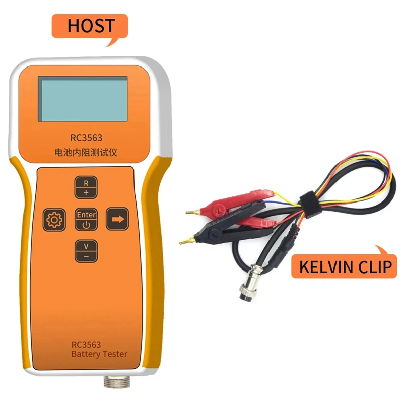 RC3563 Battery Internal Resistance Meter 18650 High Precision Voltage Lithium Battery Internal Resistance Meter,B Easy Install