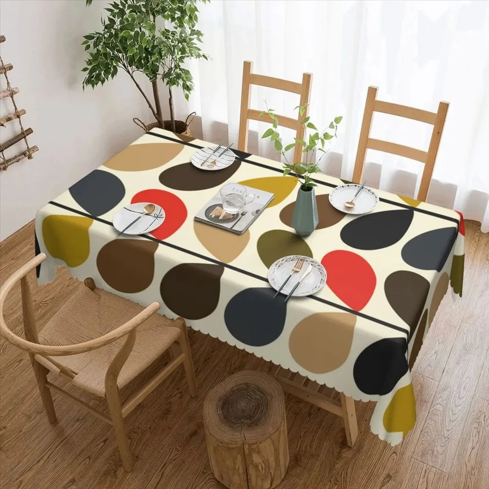 Orla Kiely Multistem Rectangular Tablecloth Waterproof Table Cloth Scandinavian Flower Table Covers