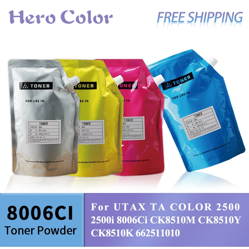 

Тонер 1000 г для UTAX color 2500 2500i 8006Ci CK8510M CK8510Y CK8510K