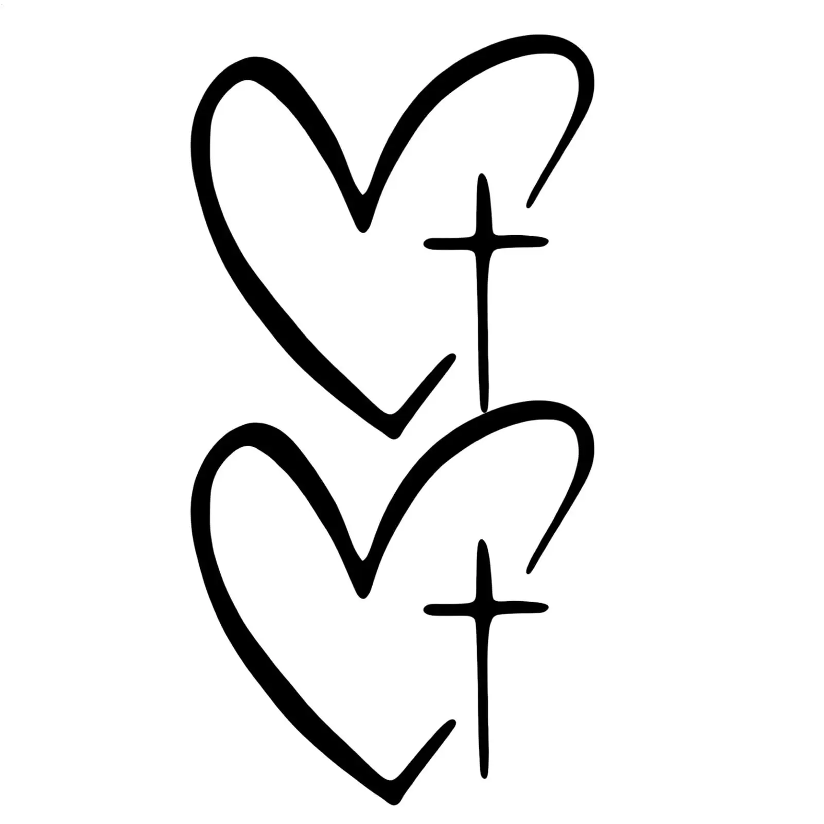 Car Decal Long Lasting Decorative Cute Stickers Car Rearview Mirror Decal For Vehicles Trailer RV Automotive Sedan Pickup Water