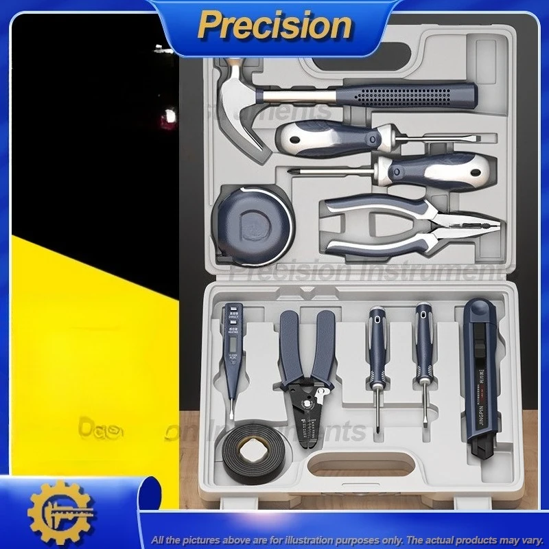 2026 Manual Tool Kit Set for Home Repair Electrician Carpenter Automotive and DIY Use with Wrenches Screwdrivers Pliers and More