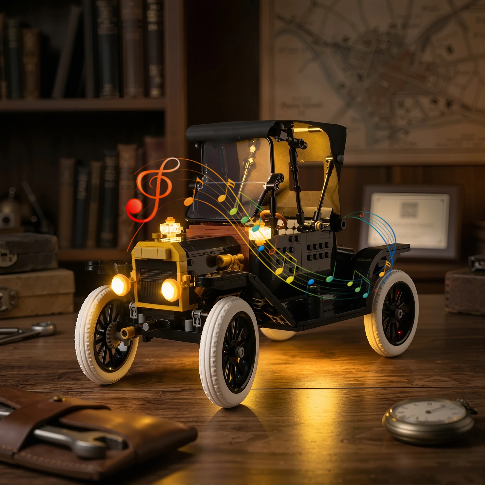 LED-Lichtset Passend für LEGO Ford Modell T Auto 11376 Bausteine
