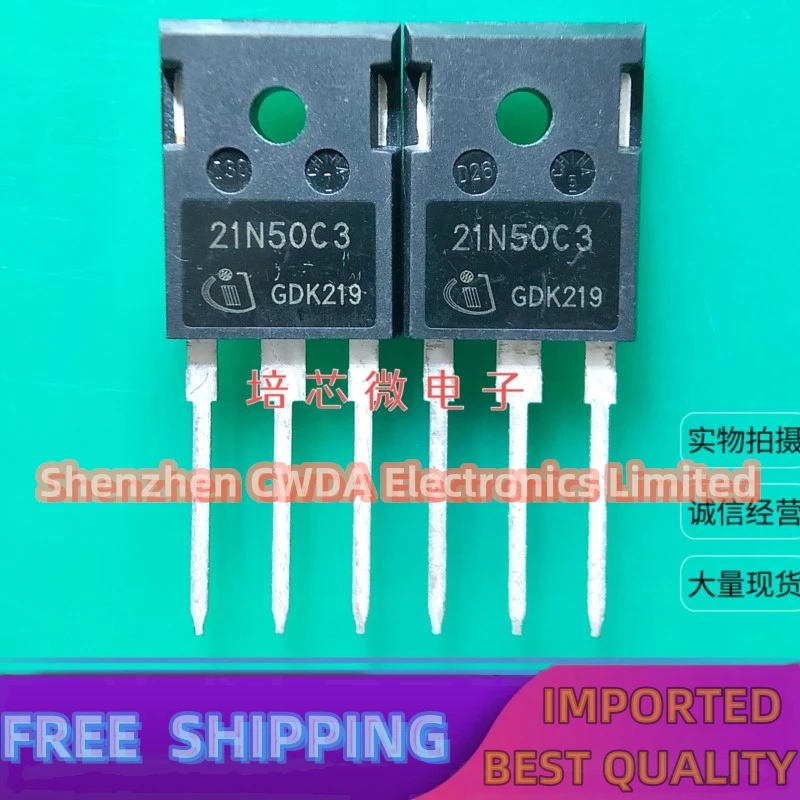 10PCS-20PCS  SPW21N50C3  21N50C3 TO-247 560V 21A MOS In Stock Can Be Purchased 