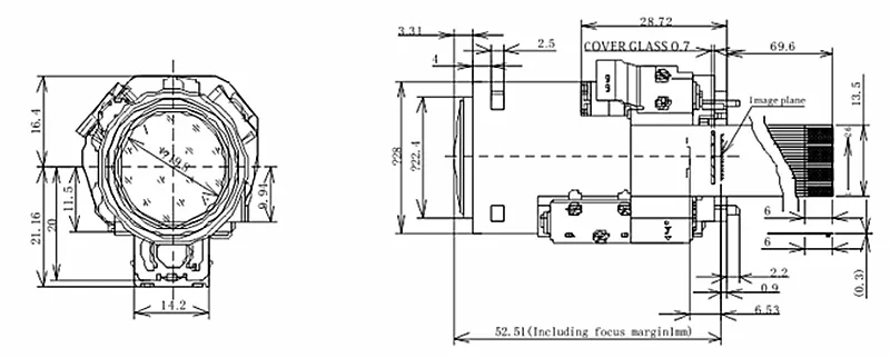 

New ; 4x Zoom Lenses F1.5 3.6-11mm Special Mount 4K 8 Megapixel CCTV Zoom Camera Megapixel Lens for Zoom Cameras