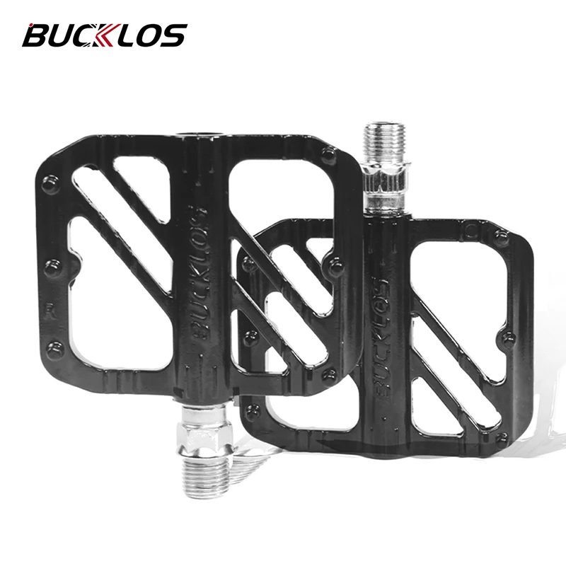 AliExpress BUCKLOS Bicycle Pedals Non-Slip Sealed Bearing Mountain Road Bike Pedal Aluminum Alloy Cycling Bike Foot Platform Mtb Bike Parts