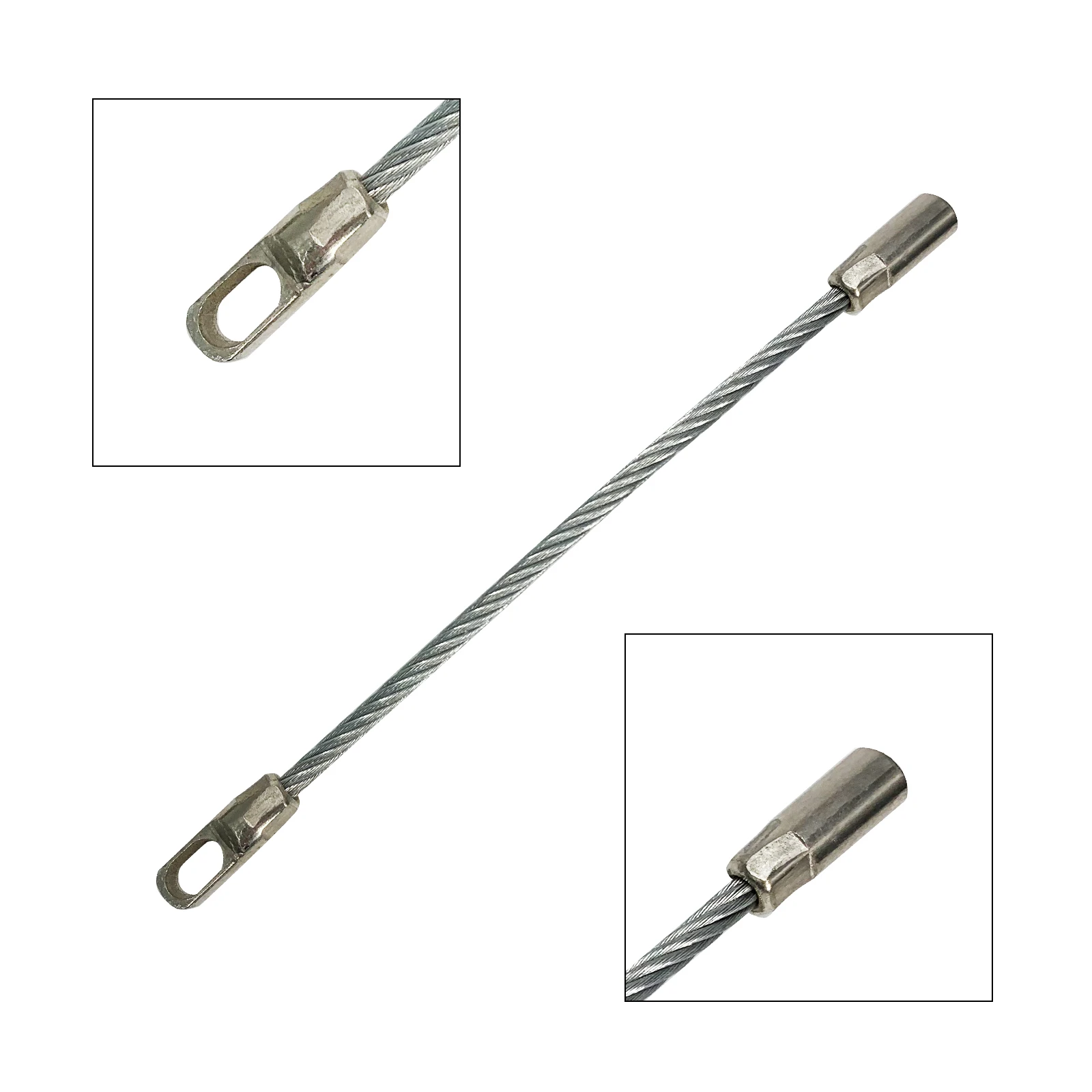 2-5pcs 110-190mm Flexible Fish Tape Leader Wire Cable Puller Replacement Leader for 3.9mm-6.7mm Fish tape wire