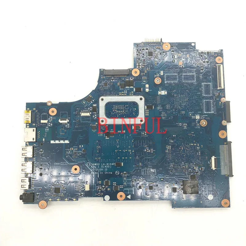 CN-0760R1 0760R1 760R1 Mainboard For DELL 3521 5521 LA-9104P Laptop Motherboard With SR0XL I5-3337U CPU 100% Full Tested Good