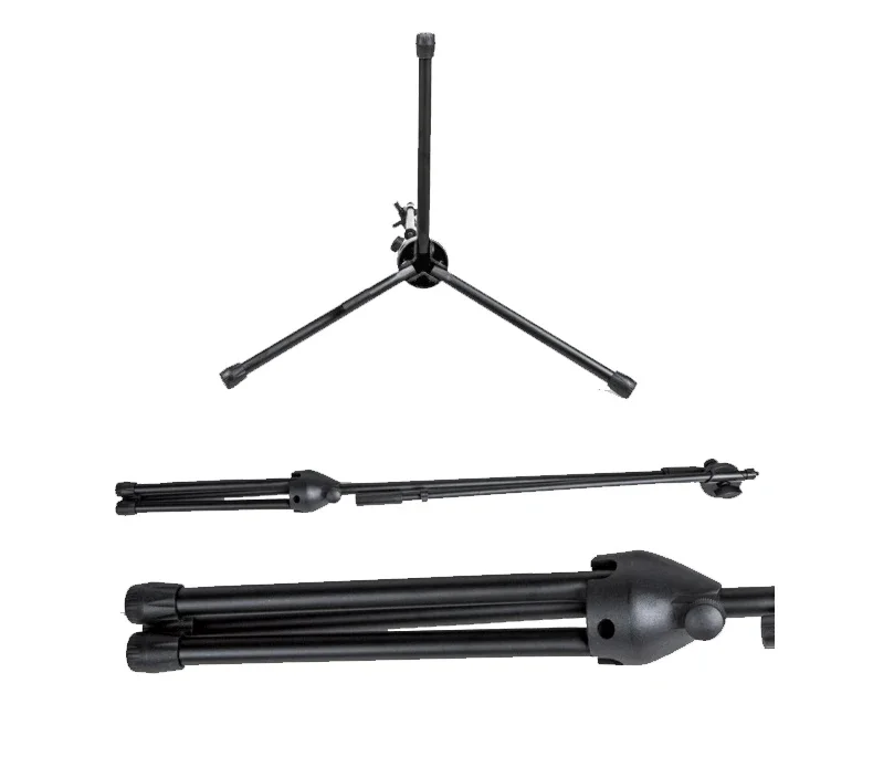 Металлическая напольная подставка TENWISH, регулируемая стойка для микрофона, штатив, держатель для микрофона для прямой трансляции