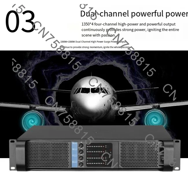 High power amplifier FP10000Q/FP-14000, professional stage performance sound system multi-channel switching power supply