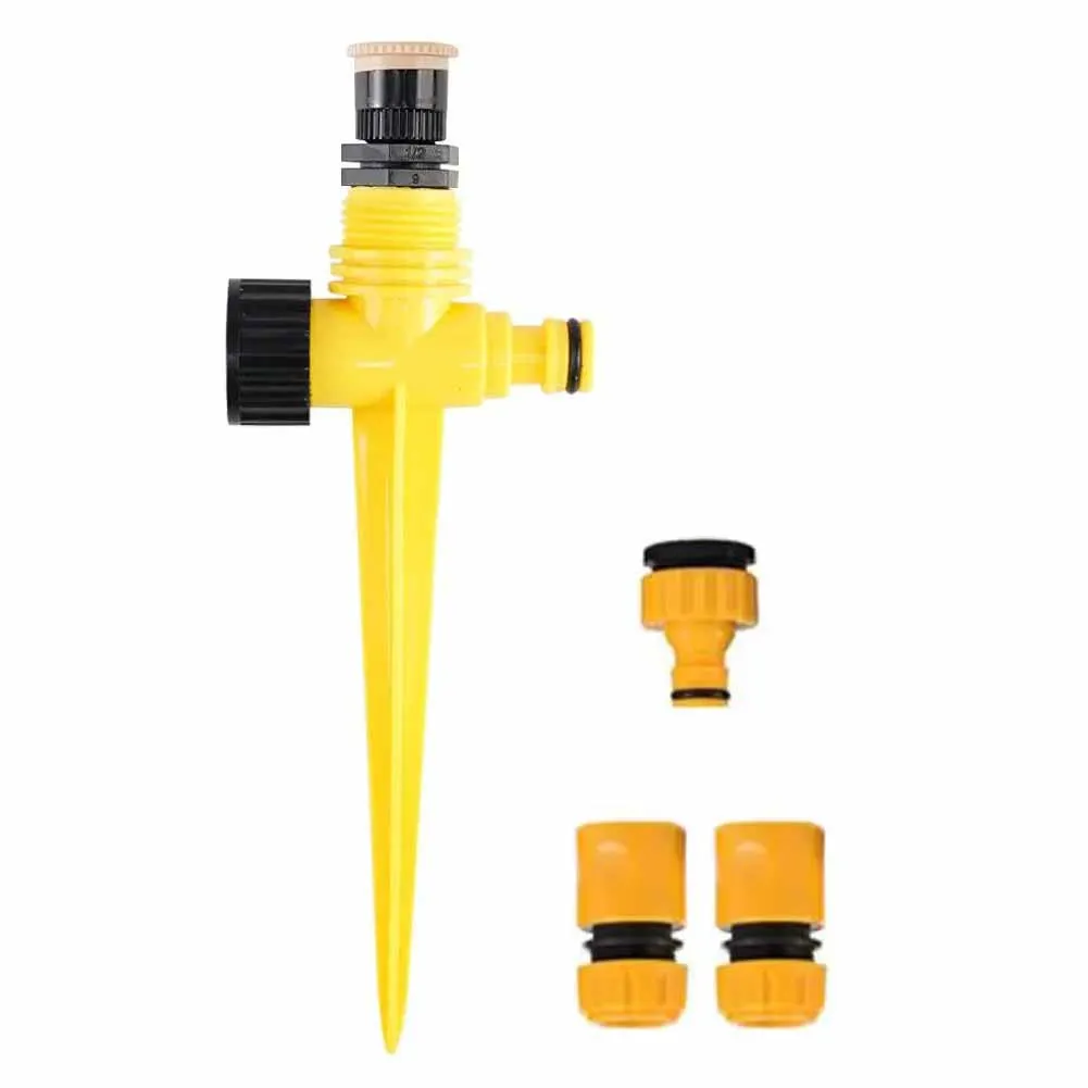 360 ° Automatischer Sprinkler, rotierendes Garten-Rasenbewässerungssystem, große Flächenabdeckung, Wassersprinklerdüse, Bewässerungszubehör